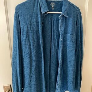 J. Crew Indigo Knit Shirt